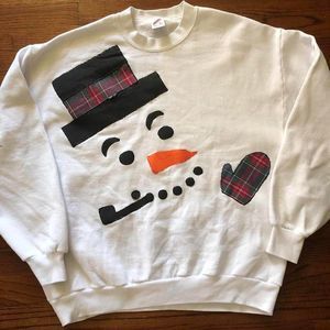 vintage snowman sweatshirt
